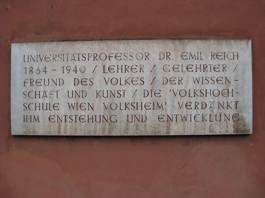 Emil Reich Gedenktafel