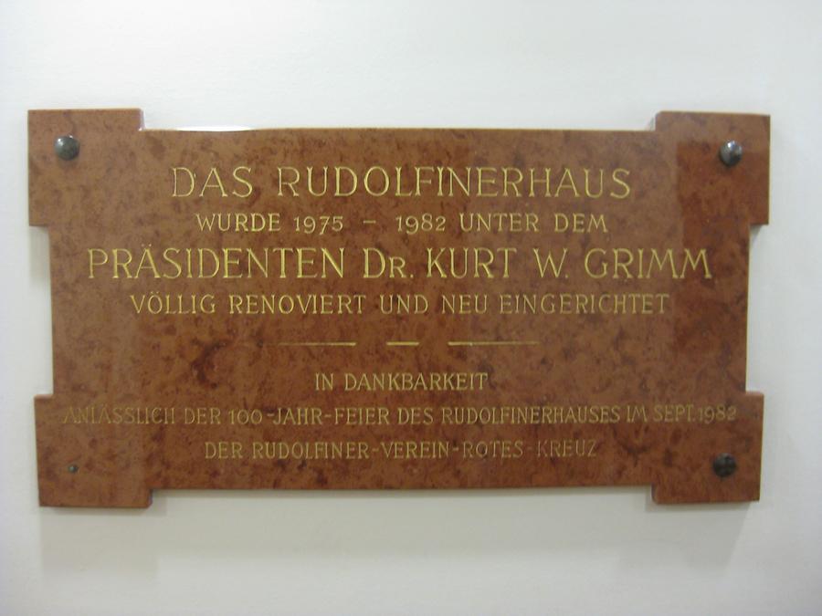 Kurt W. Grimm Gedenktafel