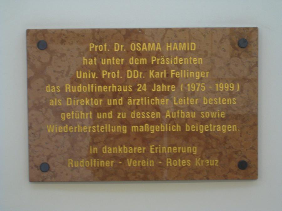 Osama Hamid Gedenktafel