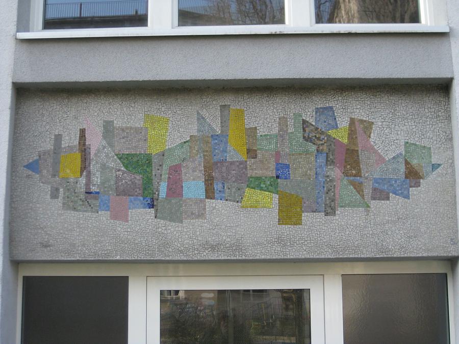 Hauszeichenmosaik von Siegfried Fischer