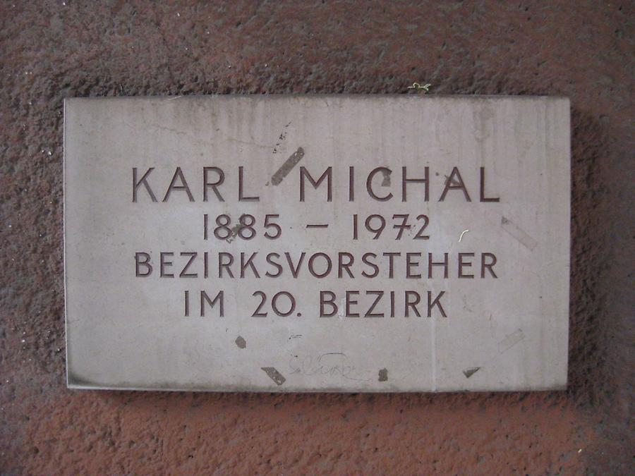 Karl Michal Gedenktafel