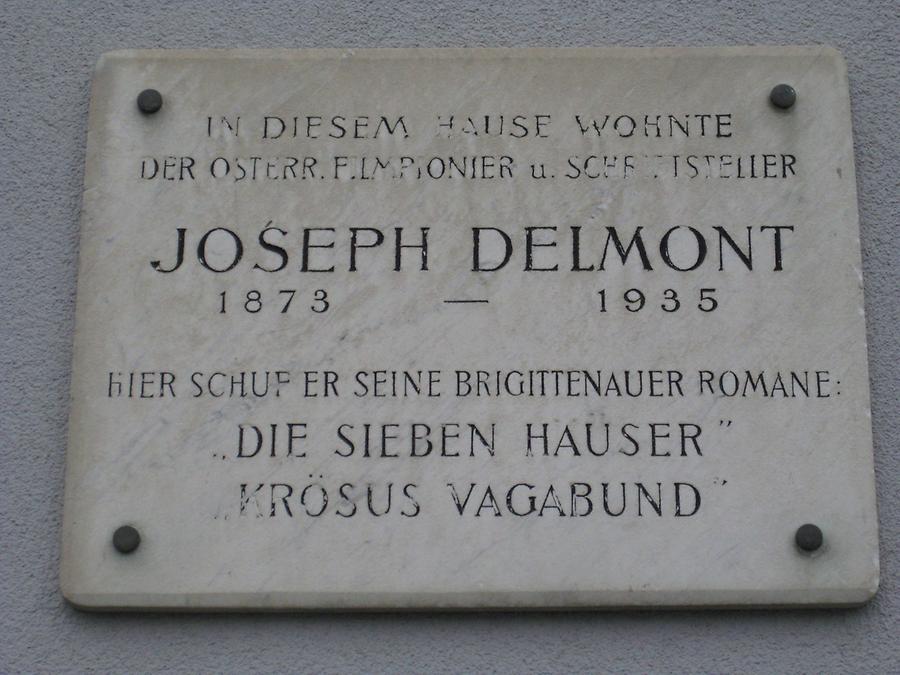 Joseph Delmont Gedenktafel