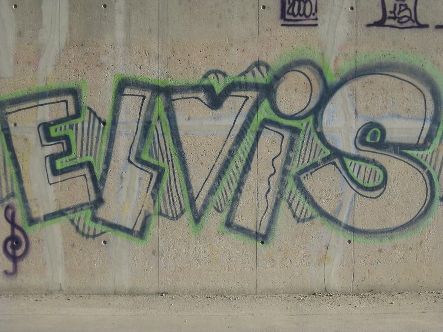 Graffito 'Elvis'