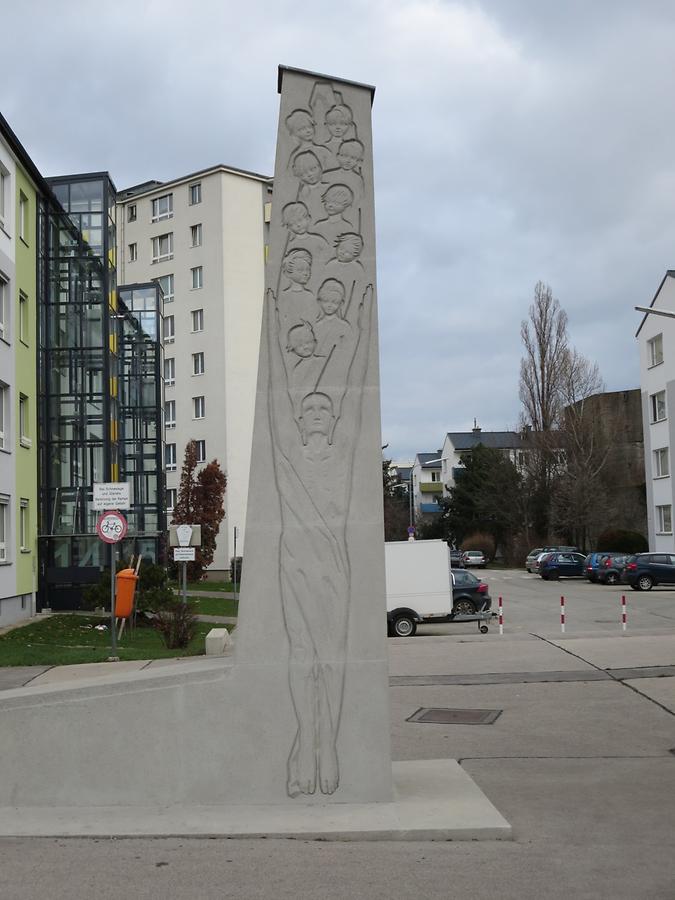 Georg Weissel Denkmal von Karl Nieschlag (Vorderseite) 1964