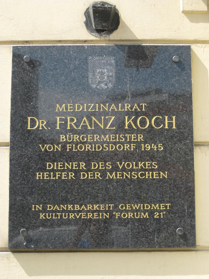 Franz Koch Gedenktafel