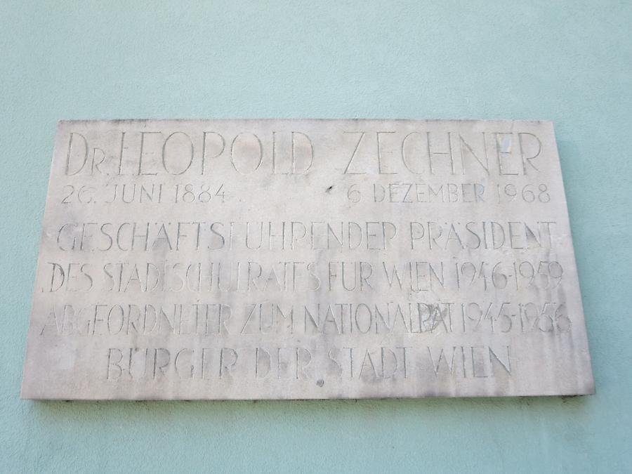 Leopold Zechner Gedenktafel