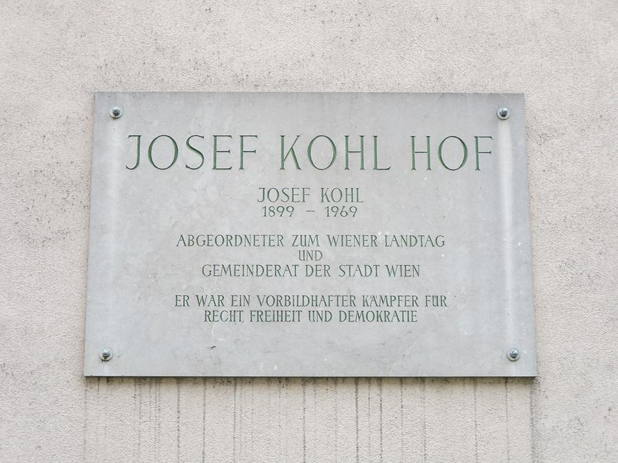 Josef Kohl Gedenktafel