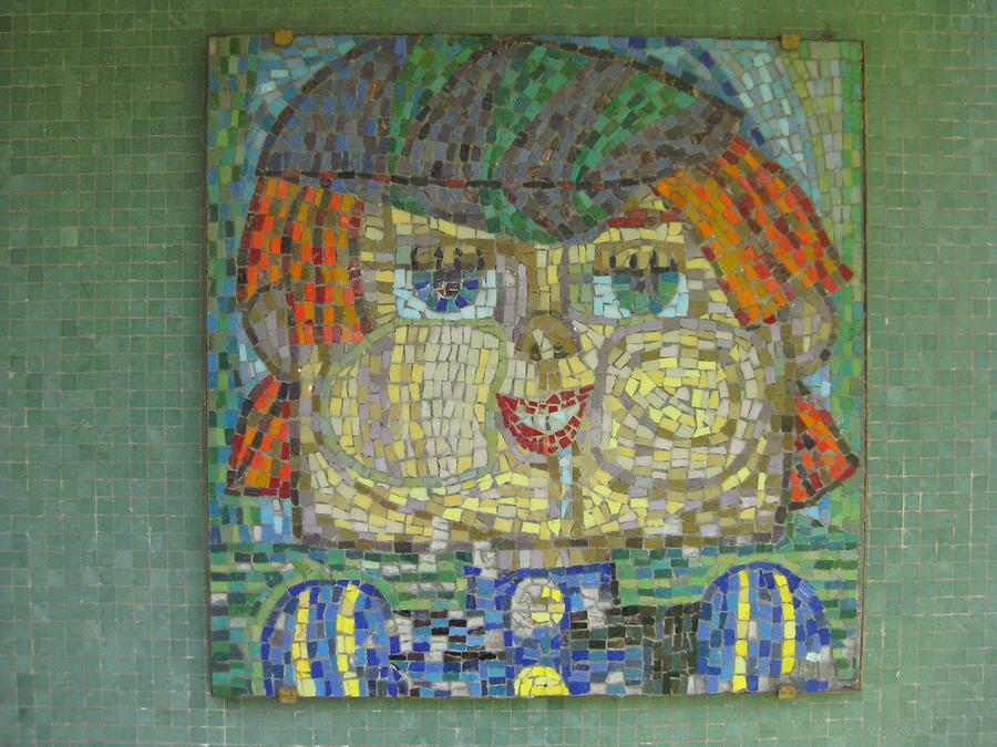 Mosaikhauszeichen von Isolde Jurina 1974