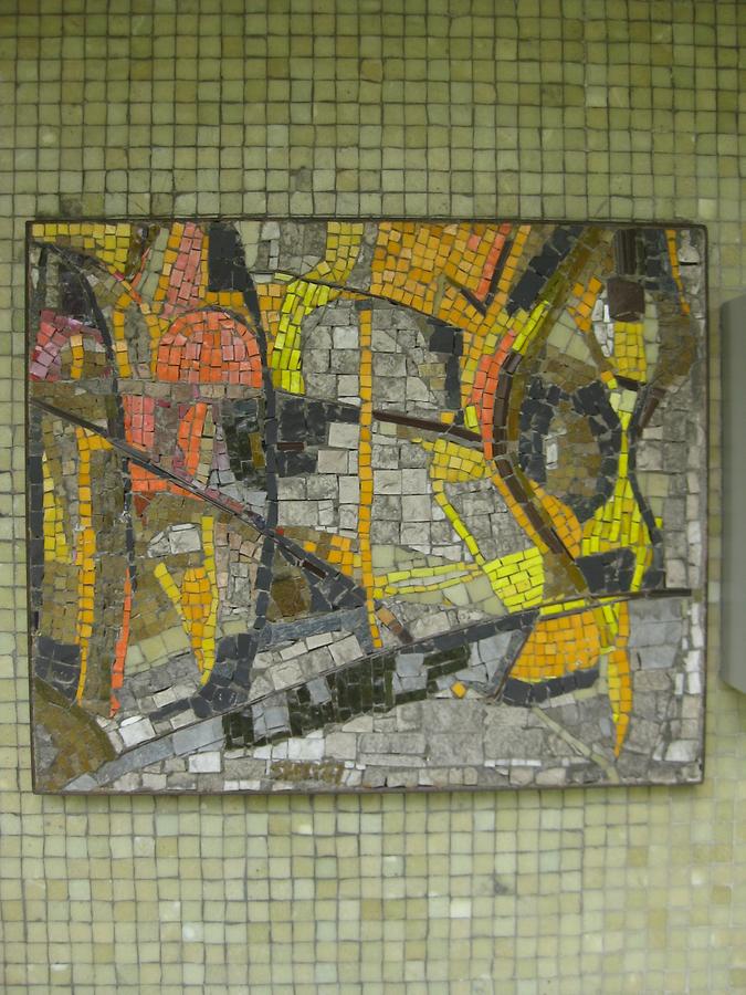 Mosaik 'Komposition' von Brigitta Seely 1967