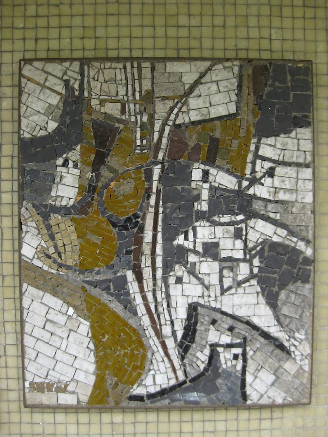 Mosaik 'Komposition' von Brigitta Seely 1967