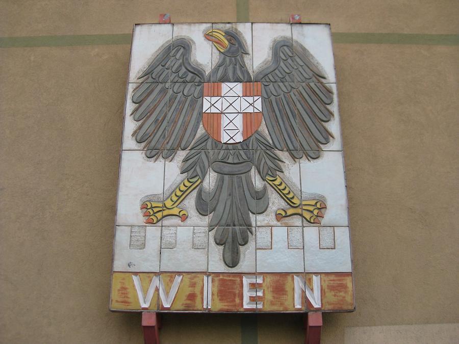 Keramikwappen 'Wien' von Leopold Schmid 1966