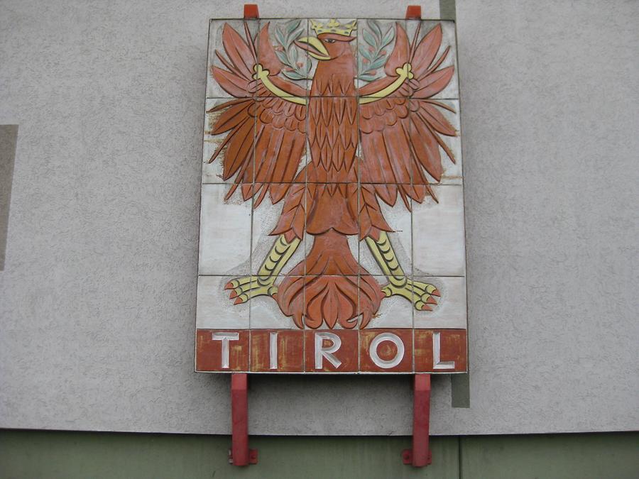 Keramikwappen 'Tirol' von Leopold Schmid 1966
