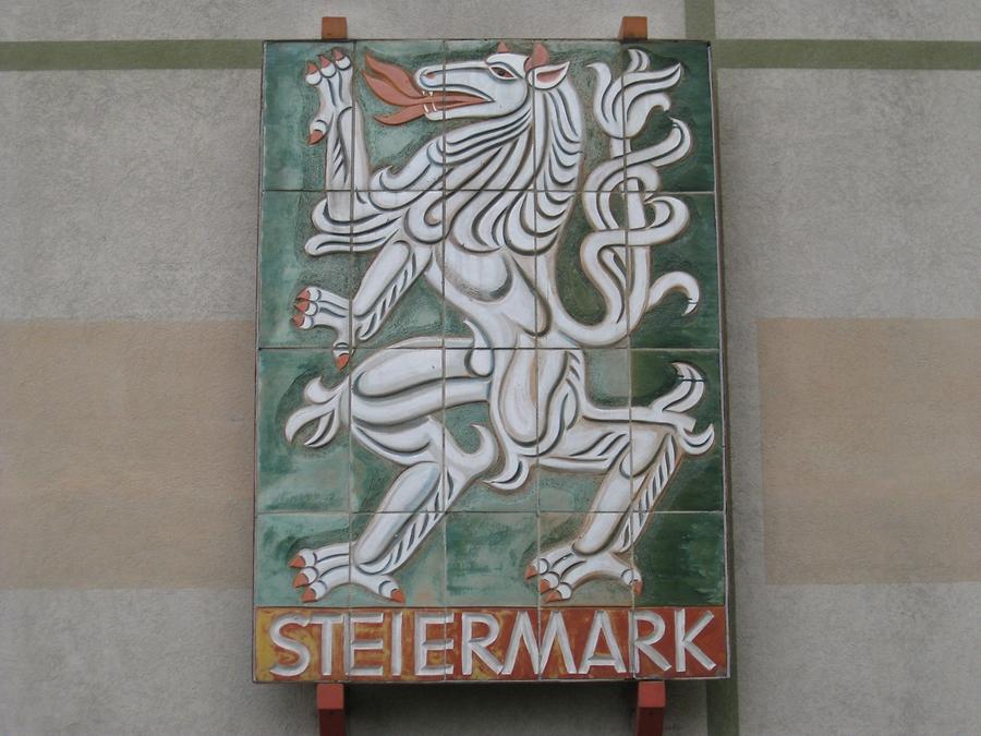 Keramikwappen 'Steiermark' von Leopold Schmid 1966