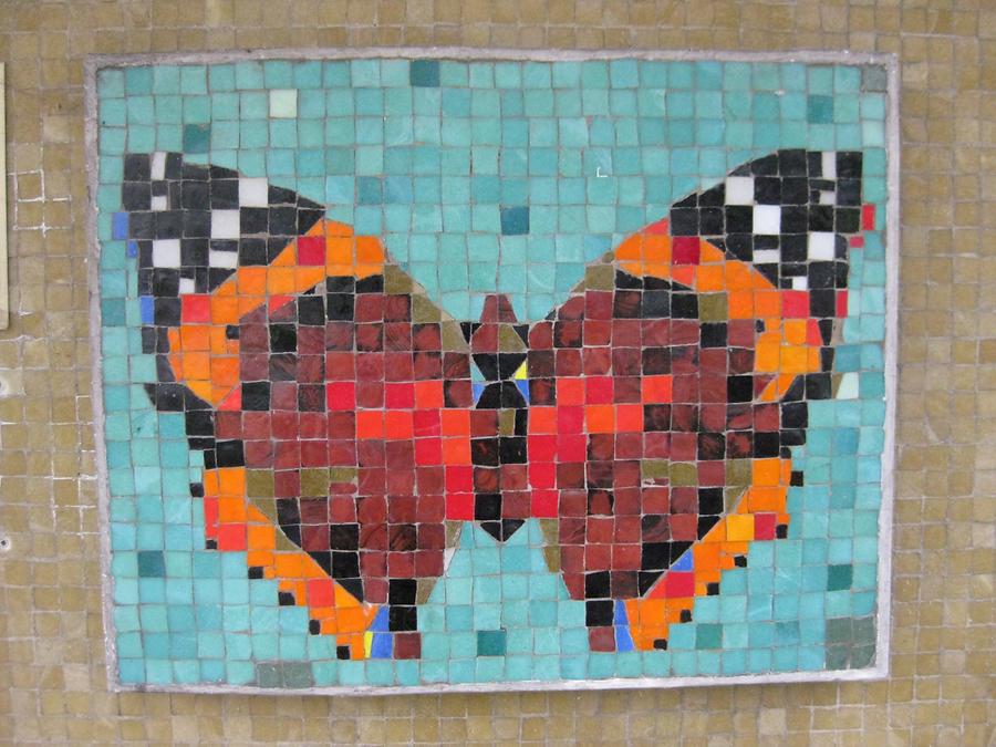 Mosaik 'Schmetterling' 1964