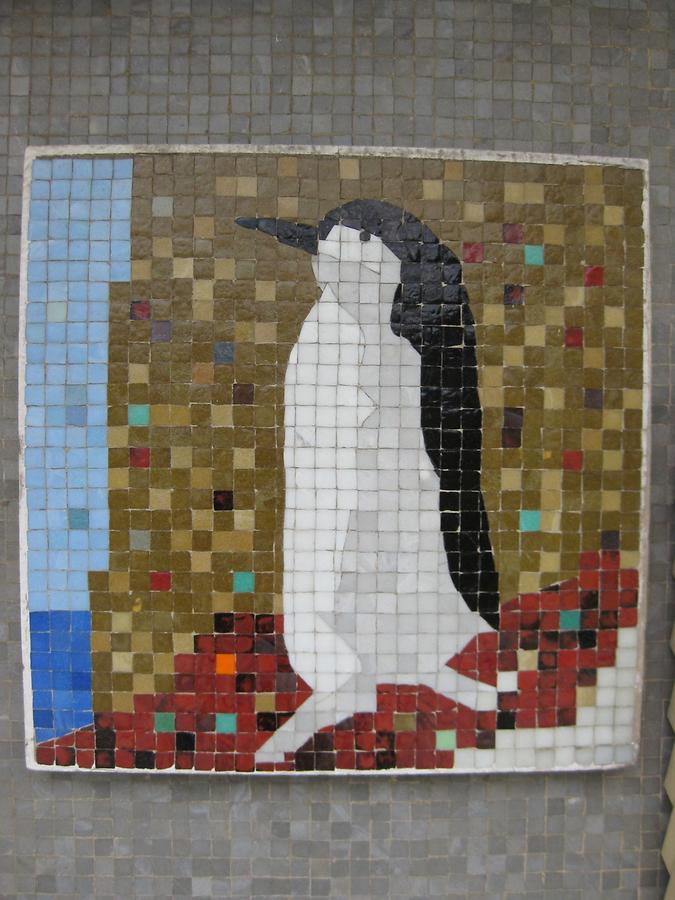 Mosaik 'Pinguin' 1964