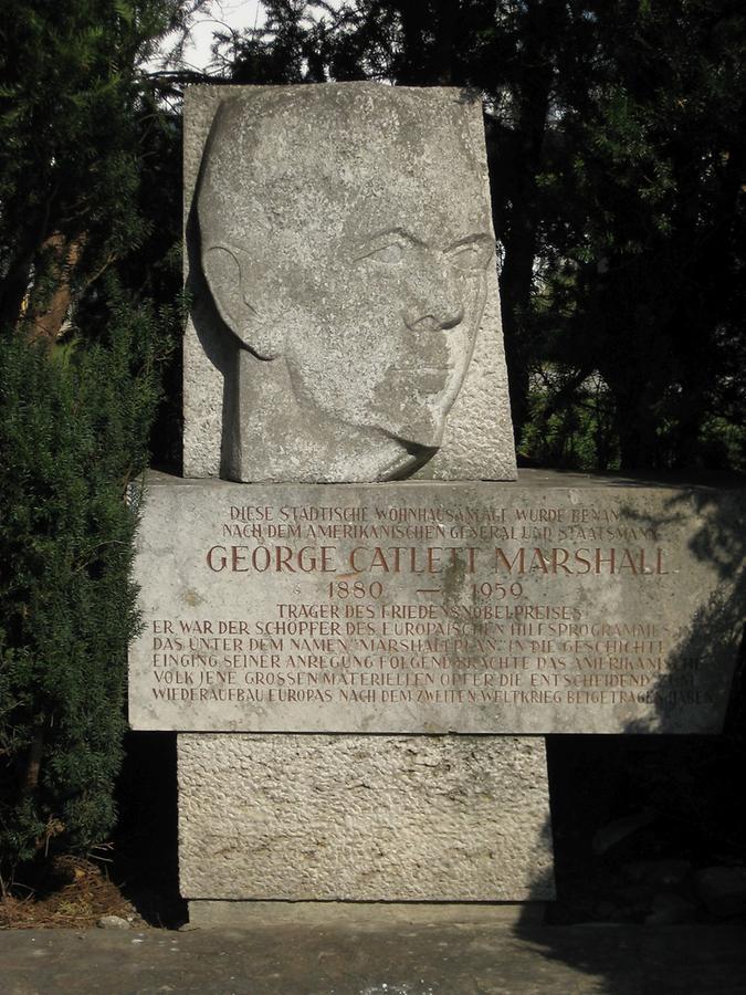George C. Marshall Gedenkstein