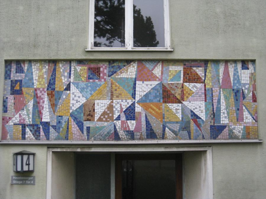 Hauszeichenmosaik von Johannes Wanke 1959