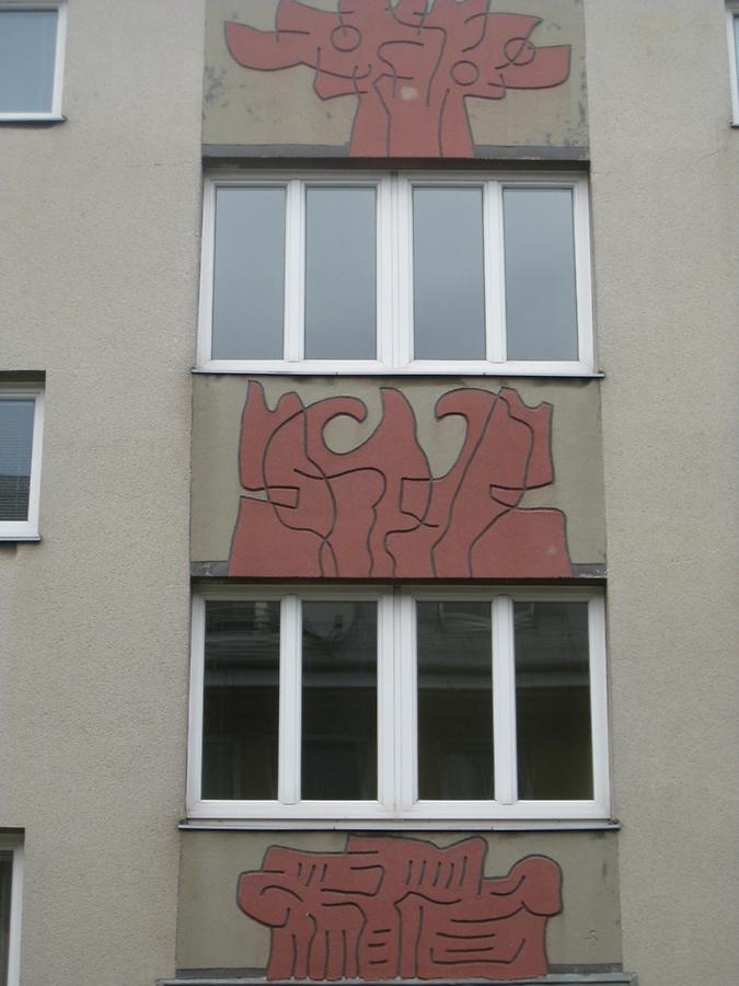 Sgraffiti 'Landschaftsmotive' von Theobald Schmögner 1970