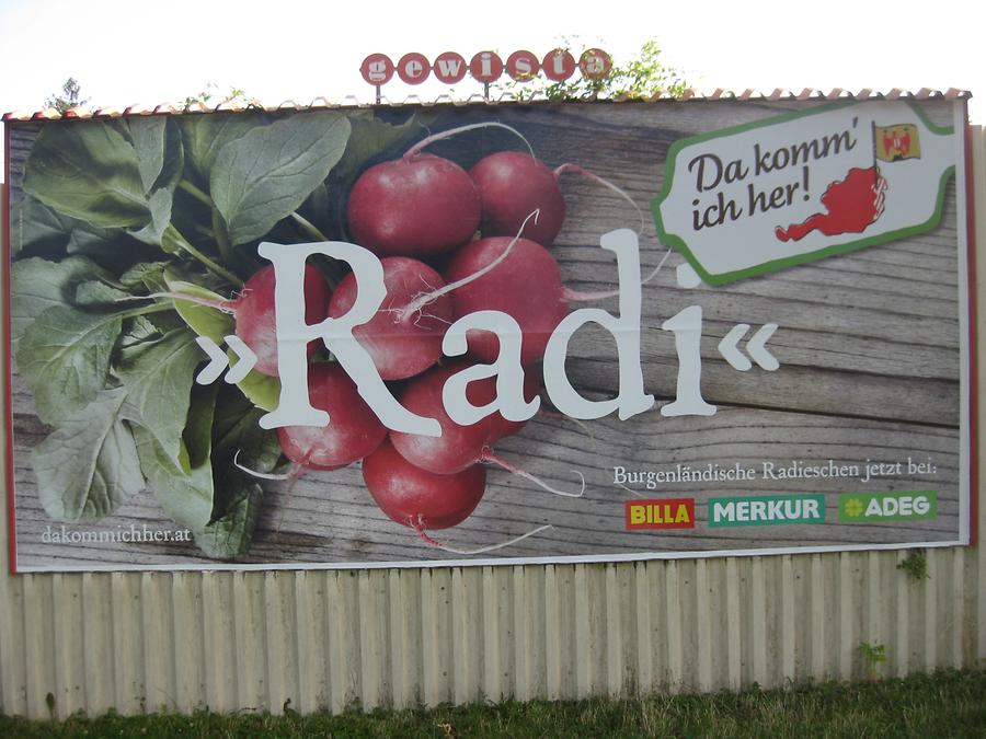 „Radi“, dakommichher.at (Rewe)