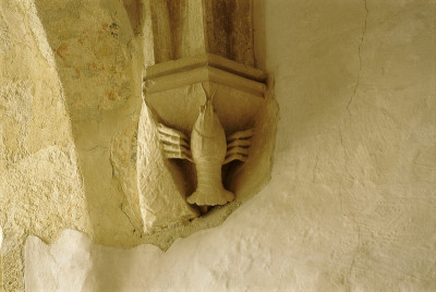 Gewölbekonsole im Kapitelsaal von Sopron, © IMAGNO/Gerhard Trumler