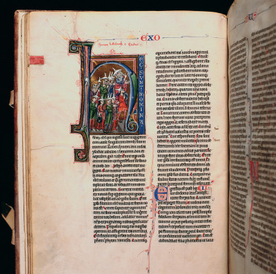 Lateinische Bibel aus der Stiftsbibliothek Admont, © IMAGNO/Gerhard Trumler