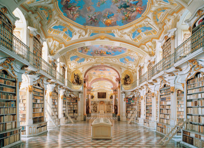 Prunksaal der Stiftsbibliothek, © IMAGNO/Gerhard Trumler