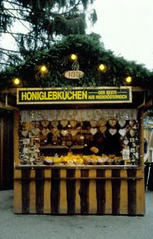 Verkaufsstand auf dem Wiener Christkindlmarkt