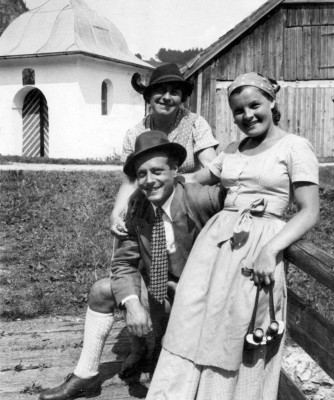 Rosa Albach-Retty, Wolf Albach-Retty, Magda Schneider, © IMAGNO/Archiv Setzer-Tschiedel