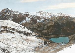 Die Allgäuer Alpen vom Nebelhorn