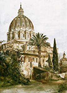 Die Peterskirche in Rom