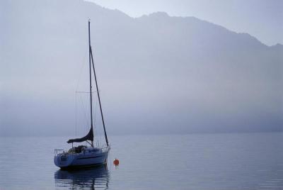 Segelboot am Attersee, © IMAGNO/Gerhard Trumler