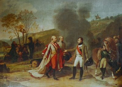 Gespräch zwischen Franz II und Napoleon I, © IMAGNO/Austrian Archives (Ö)