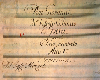 Titelblatt zur Oper Don Giovanni, © IMAGNO/Austrian Archives