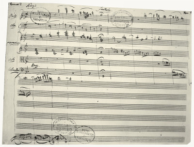 Notenblatt von W. A. Mozart, © IMAGNO/Austrian Archives