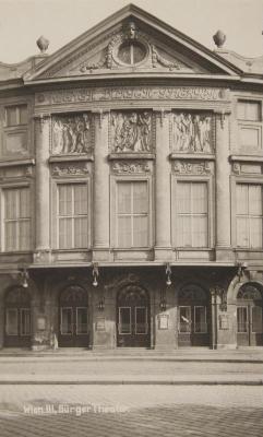 Wiener Bürgertheater, © IMAGNO/Sammlung Hubmann