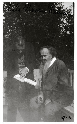 Hermann Bahr und Koloman Moser, © ÖNB