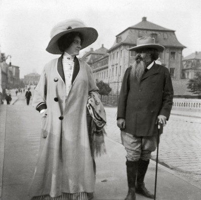 Hermann Bahr und Ehefrau Anna, © IMAGNO/Österreichisches Theatermuseum