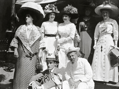 Hermann Bahr mit Ehefrau Anna, © IMAGNO/Österreichisches Theatermuseum