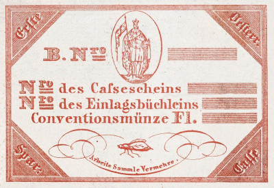 Quittung der Ersten Österreichischen Spar-Casse, © IMAGNO/Austrian Archives