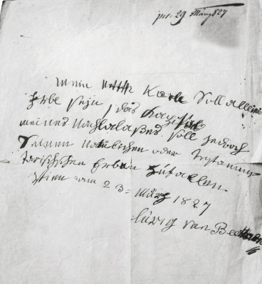 Beethovens Testament, © IMAGNO/Austrian Archives