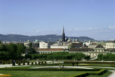 Blick vom Belvedere auf Wien, © IMAGNO/Dagmar Landova