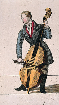 Musiker aus einem Biedermeier-Kartenspiel, © IMAGNO/Austrian Archives