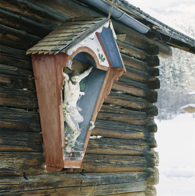 Bildstock an einem Stadel, © IMAGNO/Gerhard Trumler