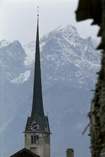 Der Turm der Bischofshofener Liebfrauenkirche