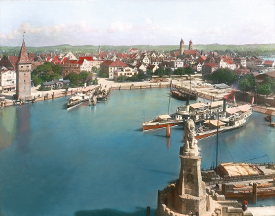 Blick auf den Lindauer Hafen, © IMAGNO/Öst. Volkshochschularchiv