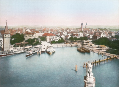 Blick auf den Lindauer Hafen, © IMAGNO/Öst. Volkshochschularchiv