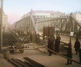 Die 1871/72 errichtete Brigittabrücke