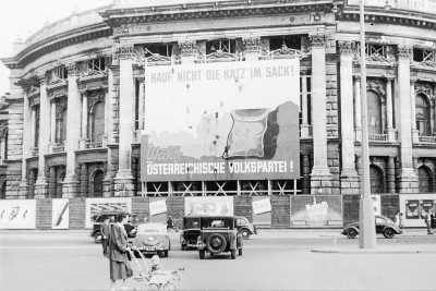 Plakat der österreichischen Volkspartei, © IMAGNO/Austrian Archives