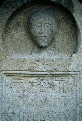 Detail aus einem röm. Grabmal in Carnuntum, © IMAGNO/Gerhard Trumler