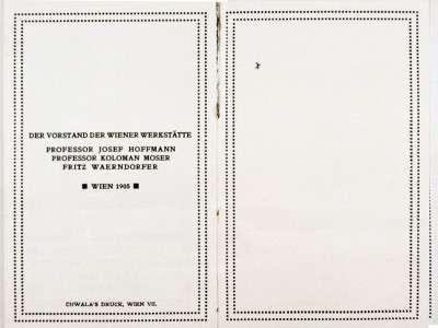 Doppelseiten aus dem Arbeitsprogramm, © Austrian Archives